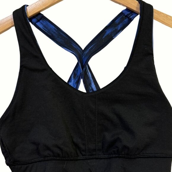 Lululemon Kanto Catch Me Tank Top Womens 4 Painted Animal Print Blue‎ Athleisure - Picture 8 of 9
